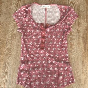 Natural short sleeves shirt